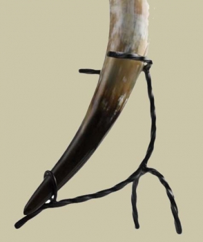 Preview: Trinkhornständer „Rustikal“ - 0,2 Liter