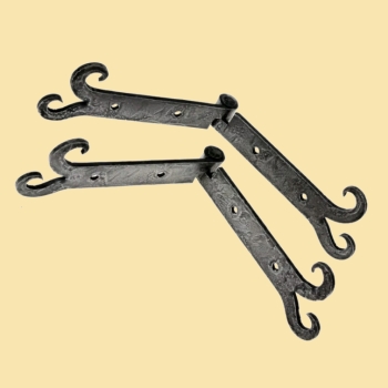 Preview: Mittelalter-Scharnier  -  Gabelbart  -  Paar