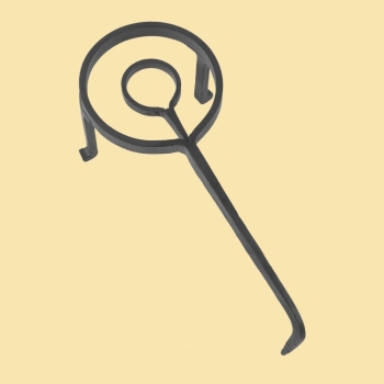 Preview: Mittelalterliches Dreibein -  Pfannenknecht -  handgeschmiedet