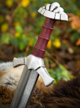 Preview: LARP Wikinger Schwert Sigurn - Polsterwaffe - 87 cm