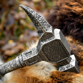 Preview: LARP Kriegshammer Valdrin - Polsterwaffe - 71 cm