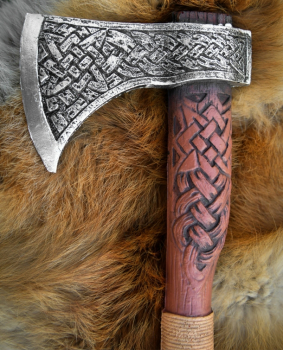 Preview: LARP Wikinger Axt Ulfric - Polsterwaffe - 35 cm