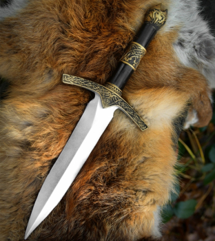 Preview: LARP Mittelalter Dolch Valdor -  Polsterwaffe - 37 cm