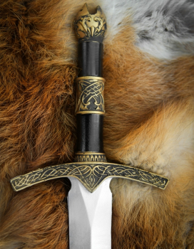 Preview: LARP Mittelalter Dolch Valdor -  Polsterwaffe - 37 cm