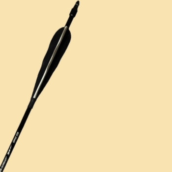 Preview: LARP Pfeil Carbon mit Fletchen - ab 5 Stück