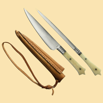 Mittelalterliches Besteckset - Knochen