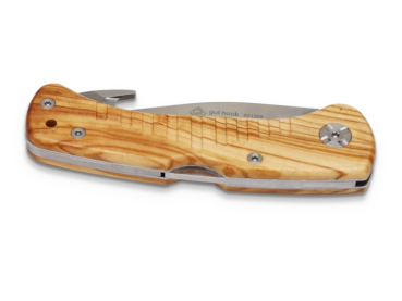 Preview: PUMA IP Jagdtaschenmesser mit gut hook - Olivenholz