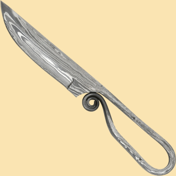 Damast Mittelaltermesser