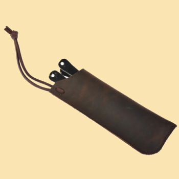Leder-Etui für Mittelalterbesteck