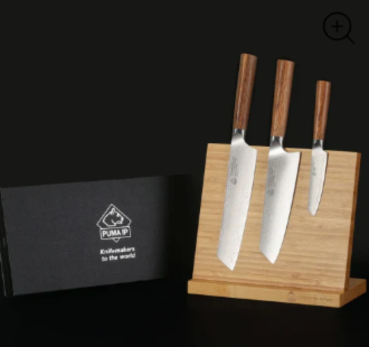 Preview: PUMA IP set of 3: chef, santoku, and pairing knife