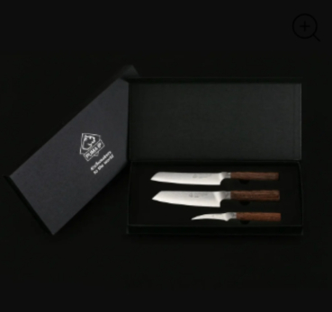 PUMA IP set of 3: small chef, santoku and pairing knife