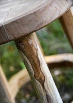 Preview: Holz-Hocker  -   ca. 45 cm hoch