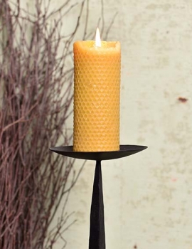 Geschmiedeter Kerzenständer - ca. 74 cm