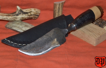 Preview: Messer mit Horngriff mit Löwe MHN-3184