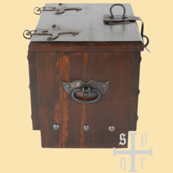 Preview: Wikinger Holzkiste mit Midgardschlangen-Motiv