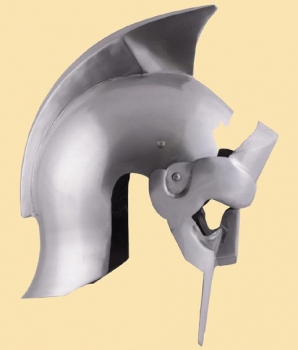 Preview: Gladiatoren Helm Maximus aus Stahl - ohne Dornen