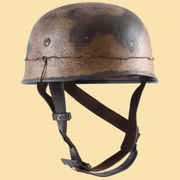 Deutscher Fallschirmjäger-Helm - M38 - mit Camo-Finish