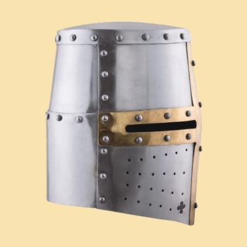 Preview: Grosser Topfhelm  -   14. Jh.  -  1,6 mm Stahl