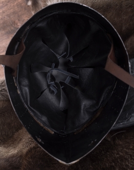 Preview: Grosser Topfhelm  -   14. Jh.  -  1,6 mm Stahl