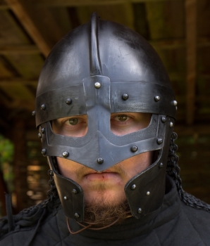 Preview: Raven Helm -  brüniert   -  Größe M