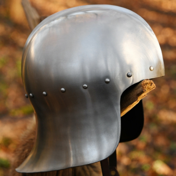 Preview: Englischer Bogenschützenhelm -   15. Jh. -   1,6 mm Stahl