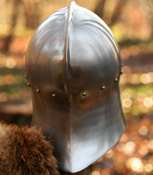 Preview: Englischer Bogenschützenhelm -   15. Jh. -   1,6 mm Stahl