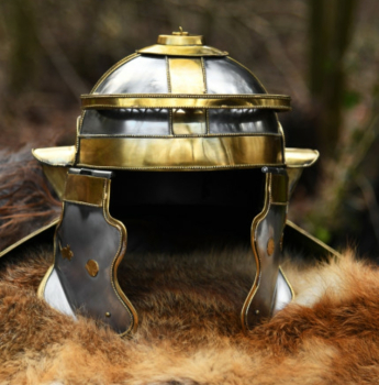 Preview: Niedermörmter Italic -H-, Römerhelm - Stahl und Messing