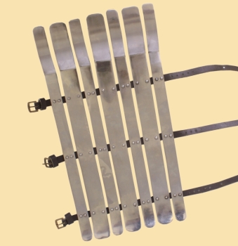 Preview: Wikinger Beinschiene  -  2mm  - Stahl - einzeln