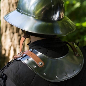 Preview: Ringkragen Warrior aus Stahl - M/L/XL