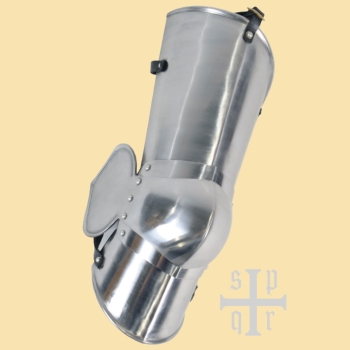 Preview: Mittelalterliches Beinzeug und Kniebuckel  - 14. Jh. - 1,6 mm Stahl