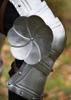 Preview: Gotische Beinschützer  -   Paar  -  1,2 mm Stahl