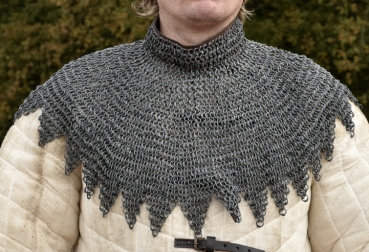 Bischofskragen - Kettenkragen mit Lederriemen und Schnallen - ARR