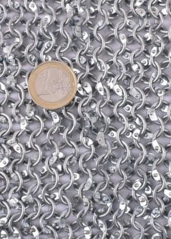 Preview: 1 kg Paket - RRZ9 - lose runde Ringe zum Vernieten - ID 9mm - verzinkt