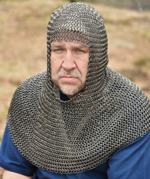 Kettenhaube aus Federstahl - ID 8mm - unbehandelt