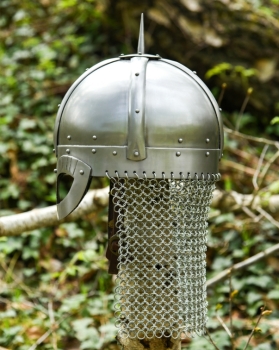 Preview: Wikinger-Brillenhelm Gjermundbu-Stil -  2 mm Stahl