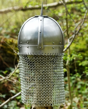 Preview: Wikinger-Brillenhelm Gjermundbu-Stil -  2 mm Stahl