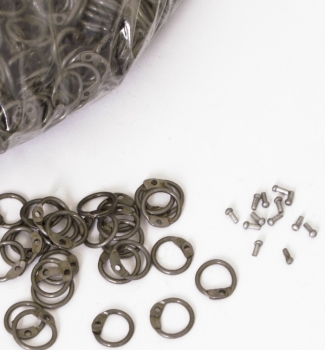2 kg Paket - RRR - lose runde Ringe zum Vernieten, ID 8mm, unbehandelt