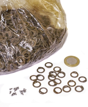 2 kg Paket - FRR - lose Kettenringe zum vernieten - ID 8mm - unbehandelt