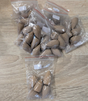 Preview: Rückfluss Räucherkegel - 2. Wahl - Tabak