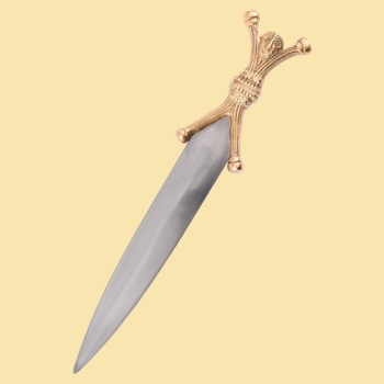 Preview: Keltischer Dolch mit Griff und Knauf in menschlicher Form