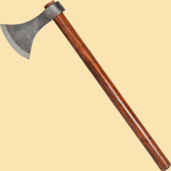 Kräftige Axt mit geschmiedetem Axtblatt