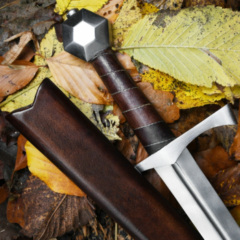 Preview: Mittelalterdolch für leichten Schaukampf - inkl. Scheide