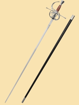 Korbrapier mit Hartholzgriff
