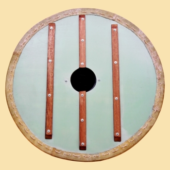 Preview: Wikingerschild - Fenrir - mit Rohaut-Umrandung