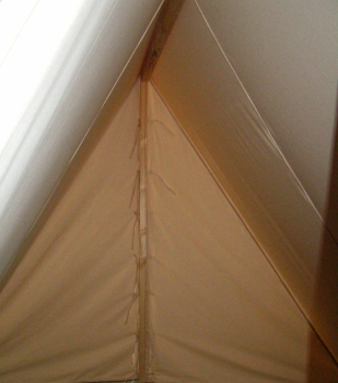 Preview: Keilzelt - 3 m x 2,50 m  - natur