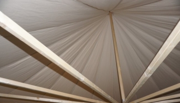 Preview: Ritterzelt Speichenradzelt 600 - Natur + 1 Farbe