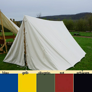 Keilzelt - 4,5 m x 3  m - farbig