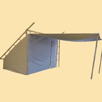 Trapperlodge - ca. 4 m x 3 m - natur
