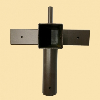 Preview: T-Stück mit Dorn  - Abgang - Ø 5,5 cm - 5,4 cm x 5,4 cm