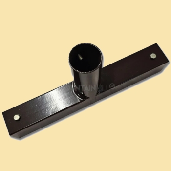 Preview: T-Stück mit Ø 55mm Durchgang, 54 x 54 mm